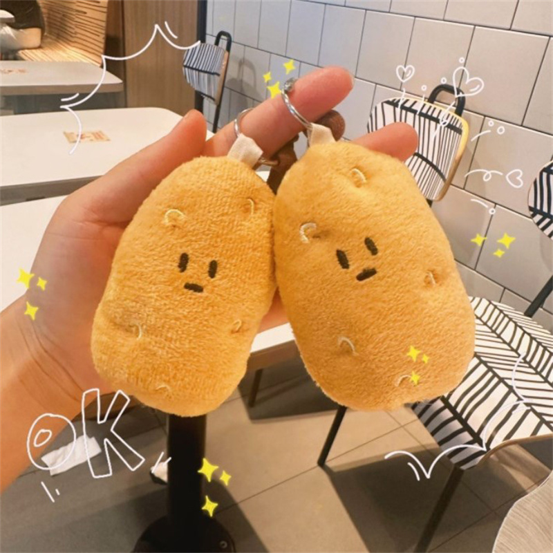 Food Zinc - 野菜とジャガイモのぬいぐるみペンダント,装飾,ぬいぐるみ,キーホルダー,バックパックとバッグ,誕生日プレゼント