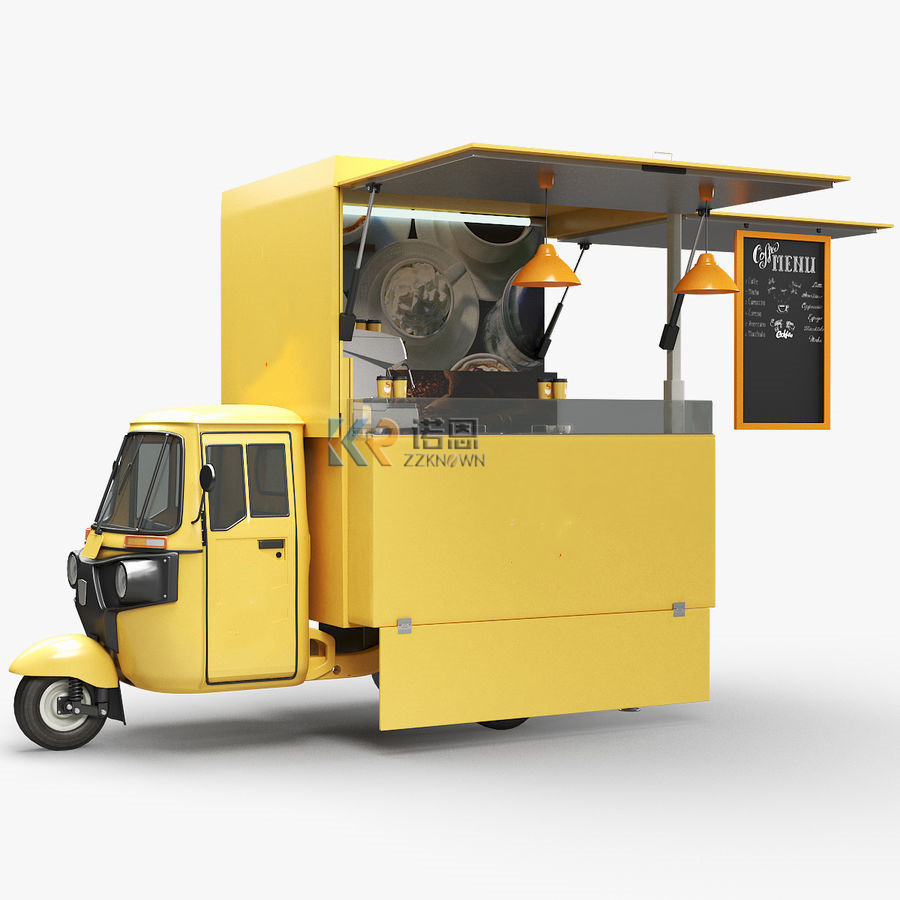 Food Truck With Snacks - アイスクリームカート用電動モバイルフードトラック、ストリートストリート用三輪車、トレーラー、三輪車APE PIAGGIO、新しいデザイン