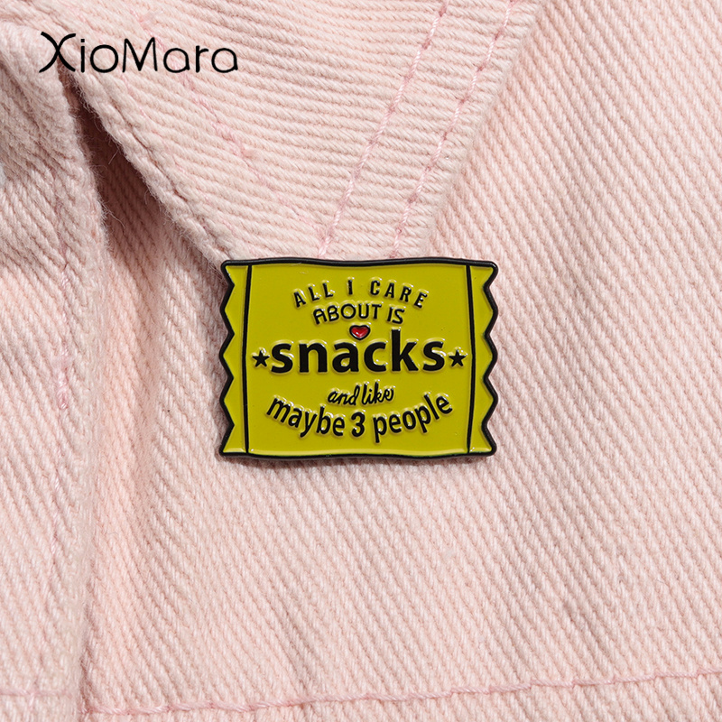 Zinc Food Snacks - すべてのケア製品は、スナックブローチ、バックパックバッジ、友達へのジュエリーギフト、不要なフード愛好家のブローチラペル