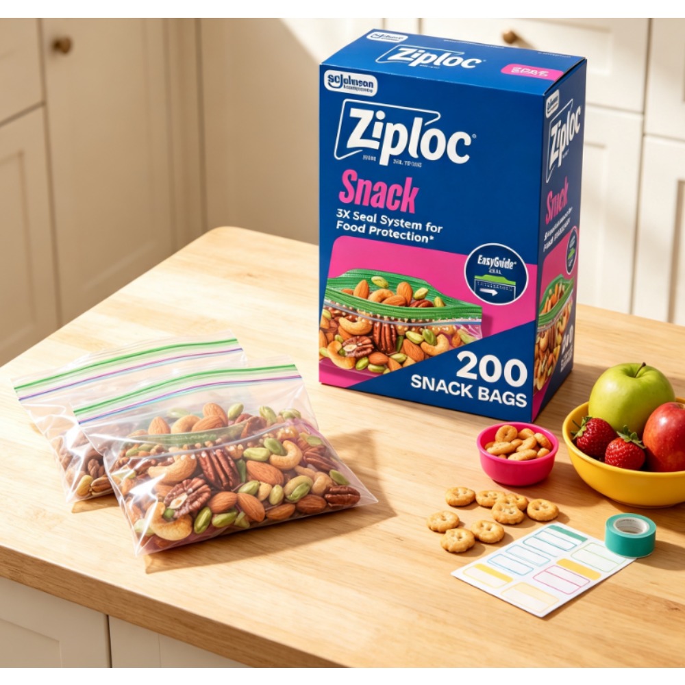 ジップロック ®   イージーガイド付きブランドスナックバッ - Food Snacks Brands のレビューと価格