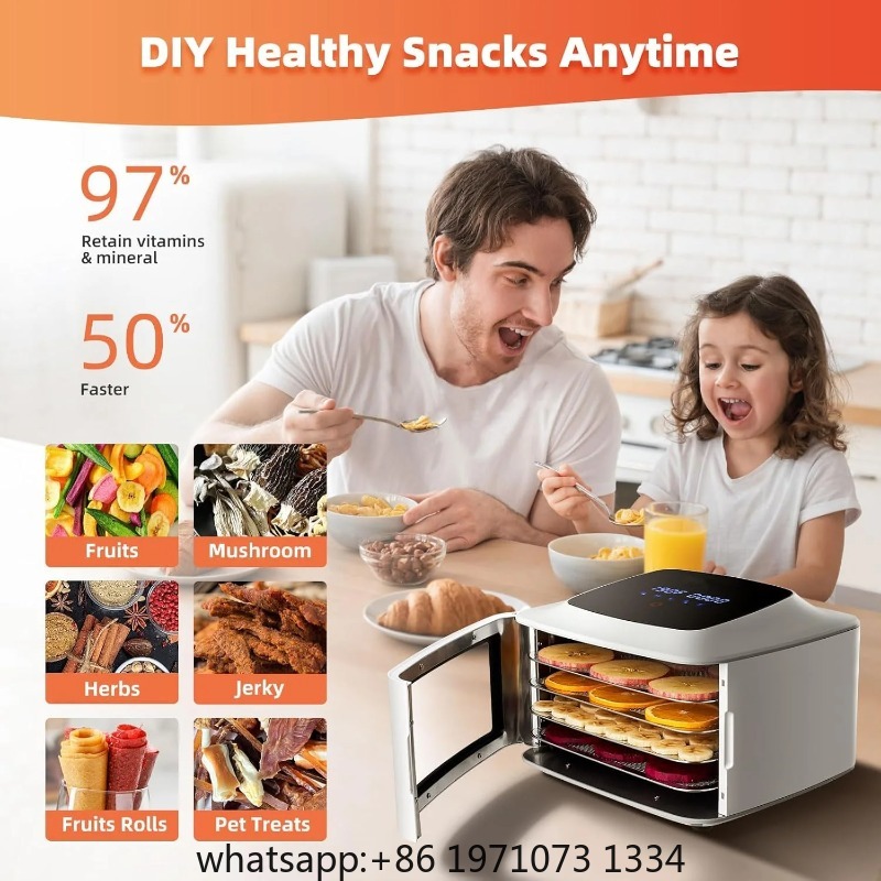 デジタルフードドライヤー - ジャーキー、フルーツ、ペット用 - Food Dehydrator Snacks のレビューと価格