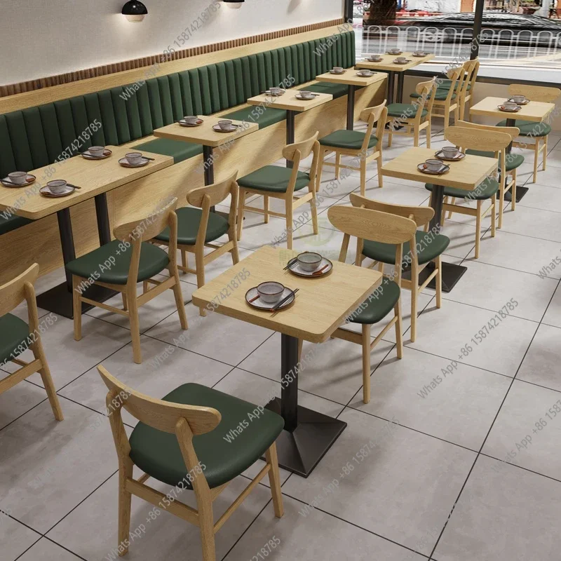 L-J カスタムコーヒーショップ 無垢材テーブルと椅子、商業 - Food City Snacks のレビューと価格