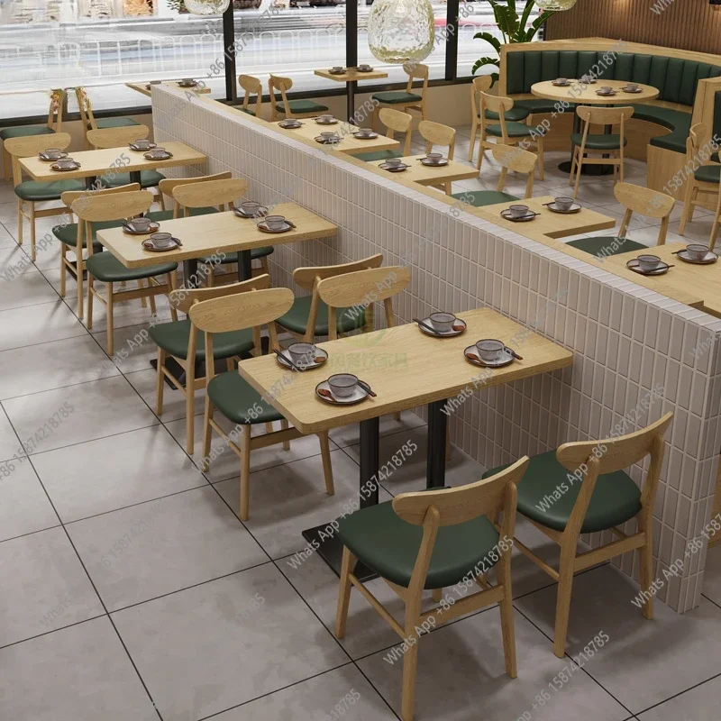 L-J カスタムコーヒーショップ 無垢材テーブルと椅子、商業 - Food City Snacks のレビューと価格