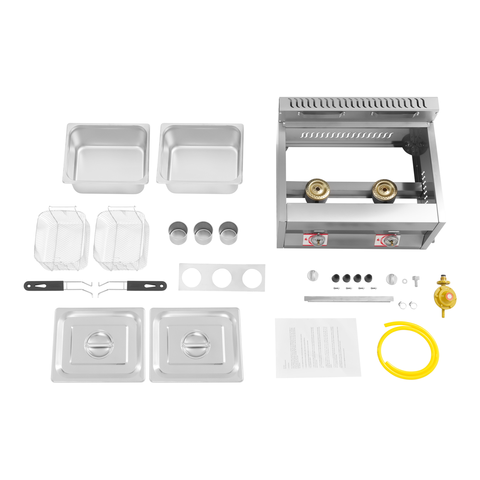 6L×2 デュアルタンク業務用ガス深型フライヤー 430ステ - Food Energy Snacks のレビューと価格