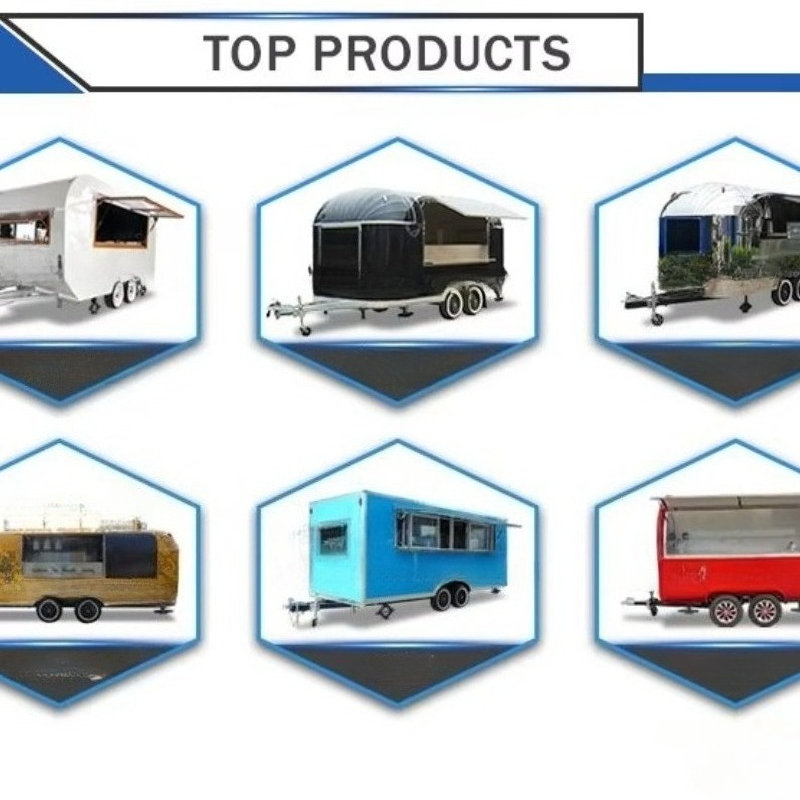 屋外ストリートファーストフード屋台キオスクコンセッションフー - Food Truck With Snacks のレビューと価格