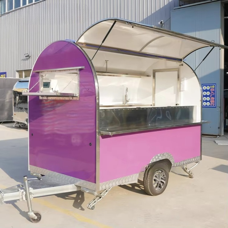 屋外ストリートファーストフード屋台キオスクコンセッションフー - Food Truck With Snacks のレビューと価格
