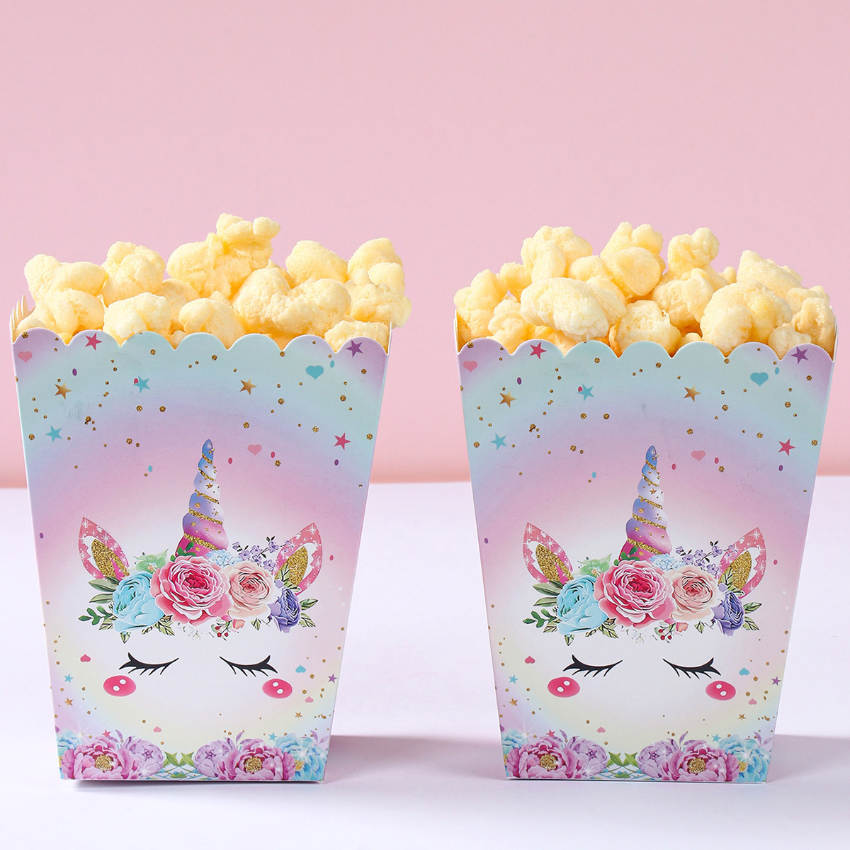 子供のための紙のキャンディーカートン、ポップコーンボックス、 - Food Snacks For Kids Party のレビューと価格