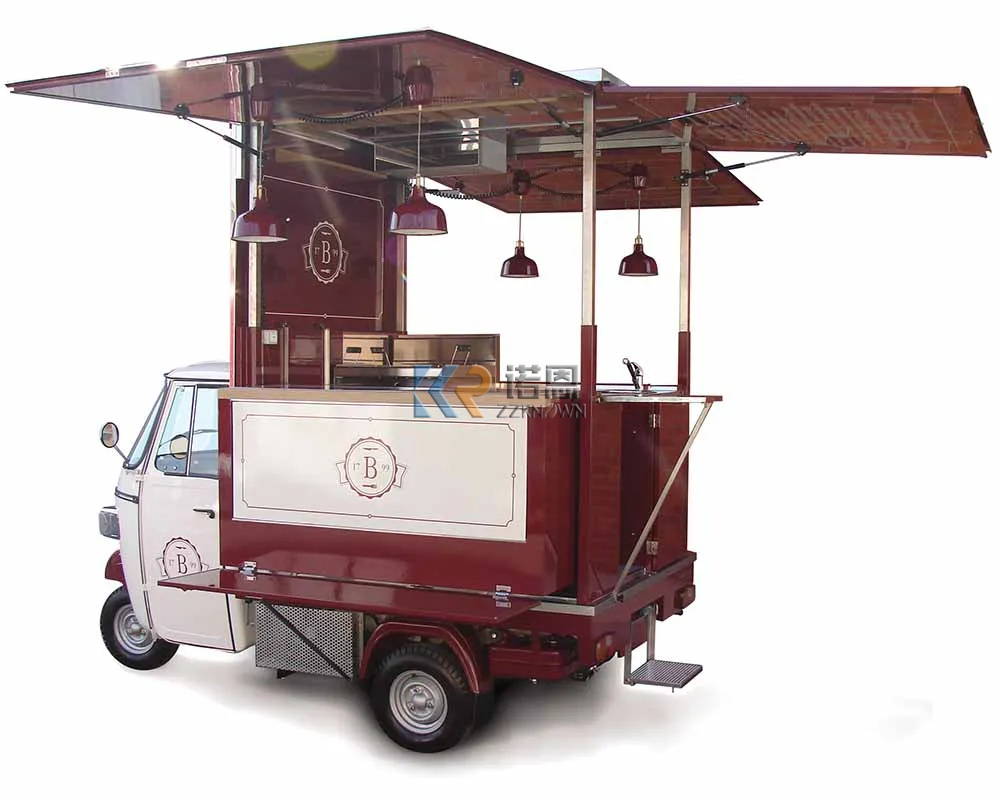 多機能モバイルフードトレーラー、アイスクリームミニフードトラ - Food Truck With Snacks のレビューと価格