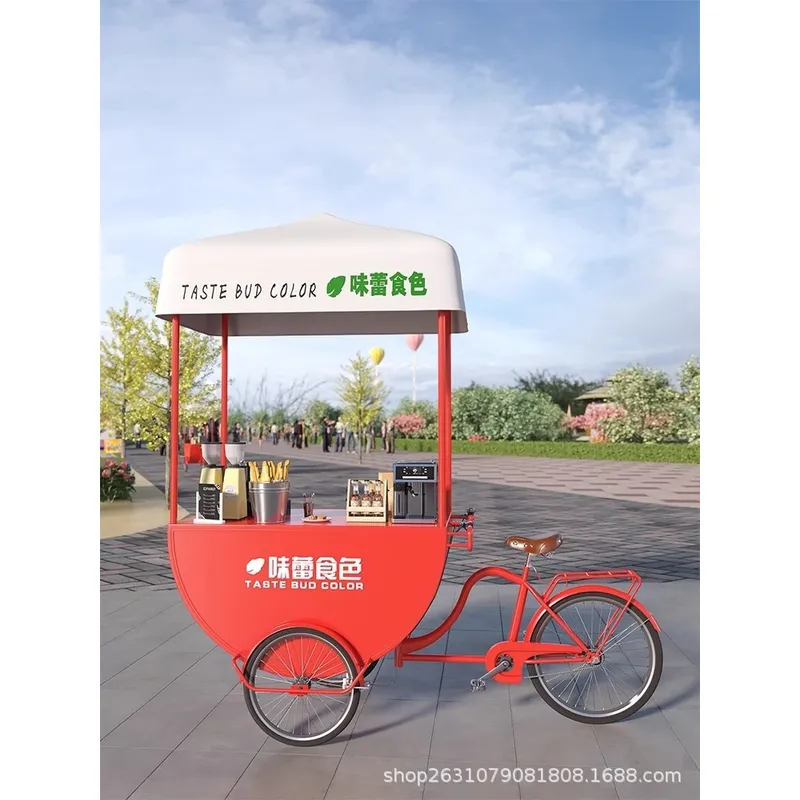 屋外モバイルフードカート、コーヒー、ミルクティー、レモネード - Food Truck With Snacks のレビューと価格