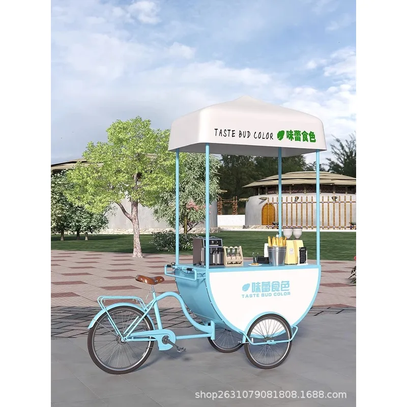 屋外モバイルフードカート、コーヒー、ミルクティー、レモネード - Food Truck With Snacks のレビューと価格