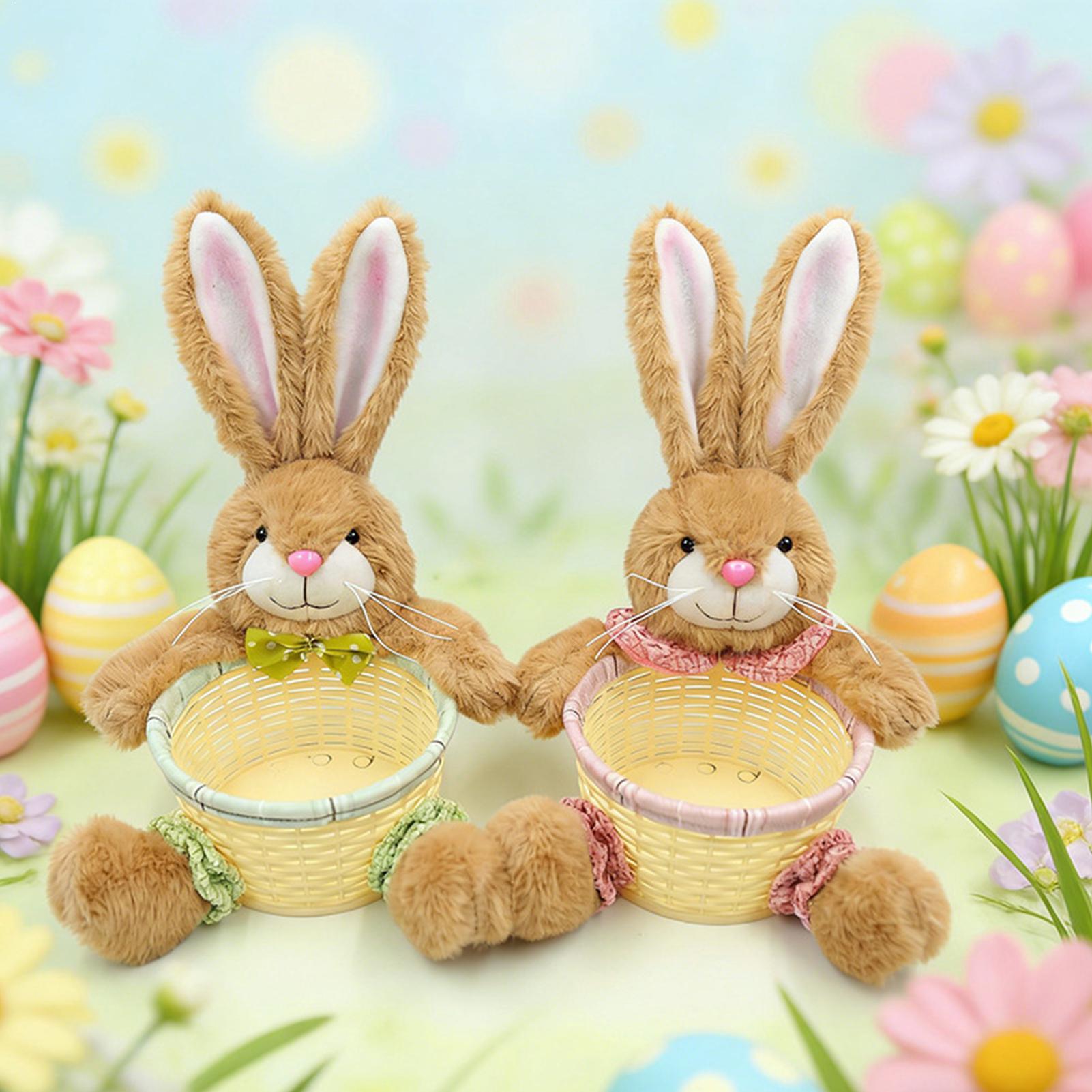 イースターバスケット かわいいウサギの形の卵容器 キャンディ - Food Snacks For Kids Party のレビューと価格