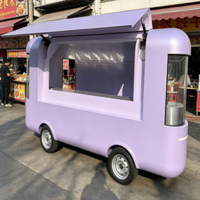 移動式フードトレーラー、ポータブルフードトラック、移動販売車 - Food Truck With Snacks のレビューと価格
