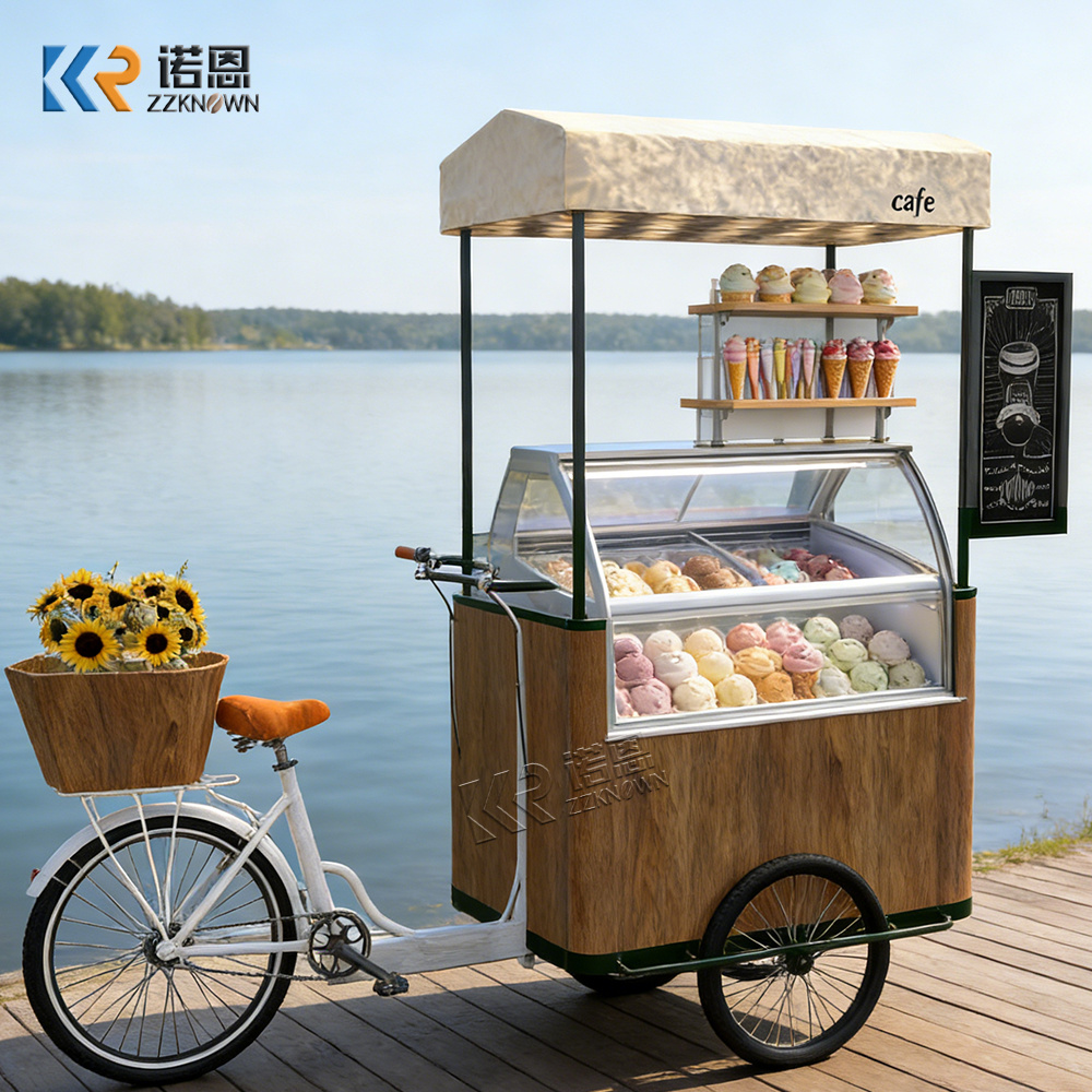 現代的なポータブルフードカート、高品質モバイルデザートスナッ - Food City Snacks のレビューと価格