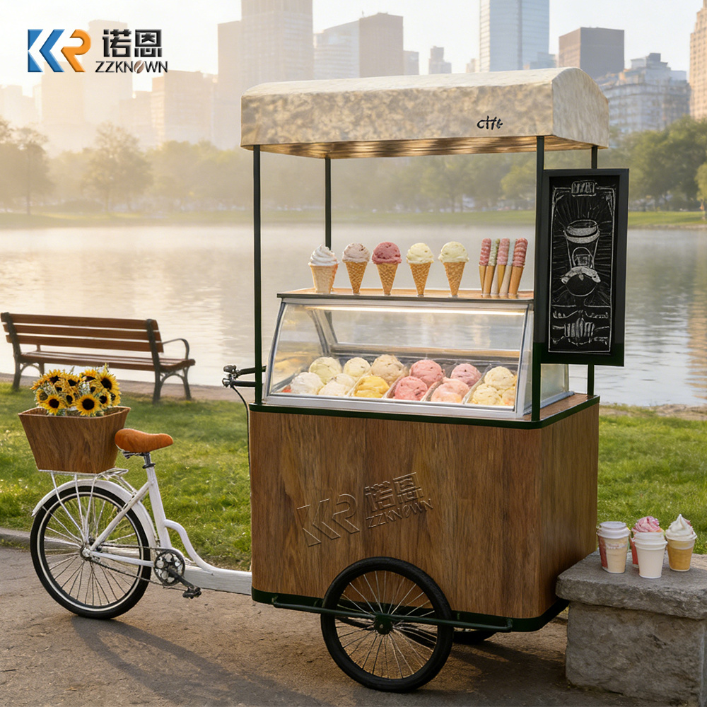 現代的なポータブルフードカート、高品質モバイルデザートスナッ - Food City Snacks のレビューと価格