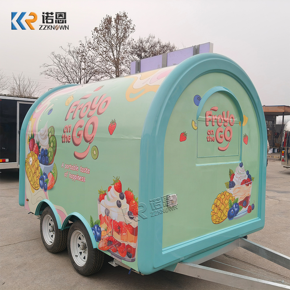 カスタムフードトレーラー、移動式キッチン、コーヒー、ホットド - Food Truck With Snacks のレビューと価格