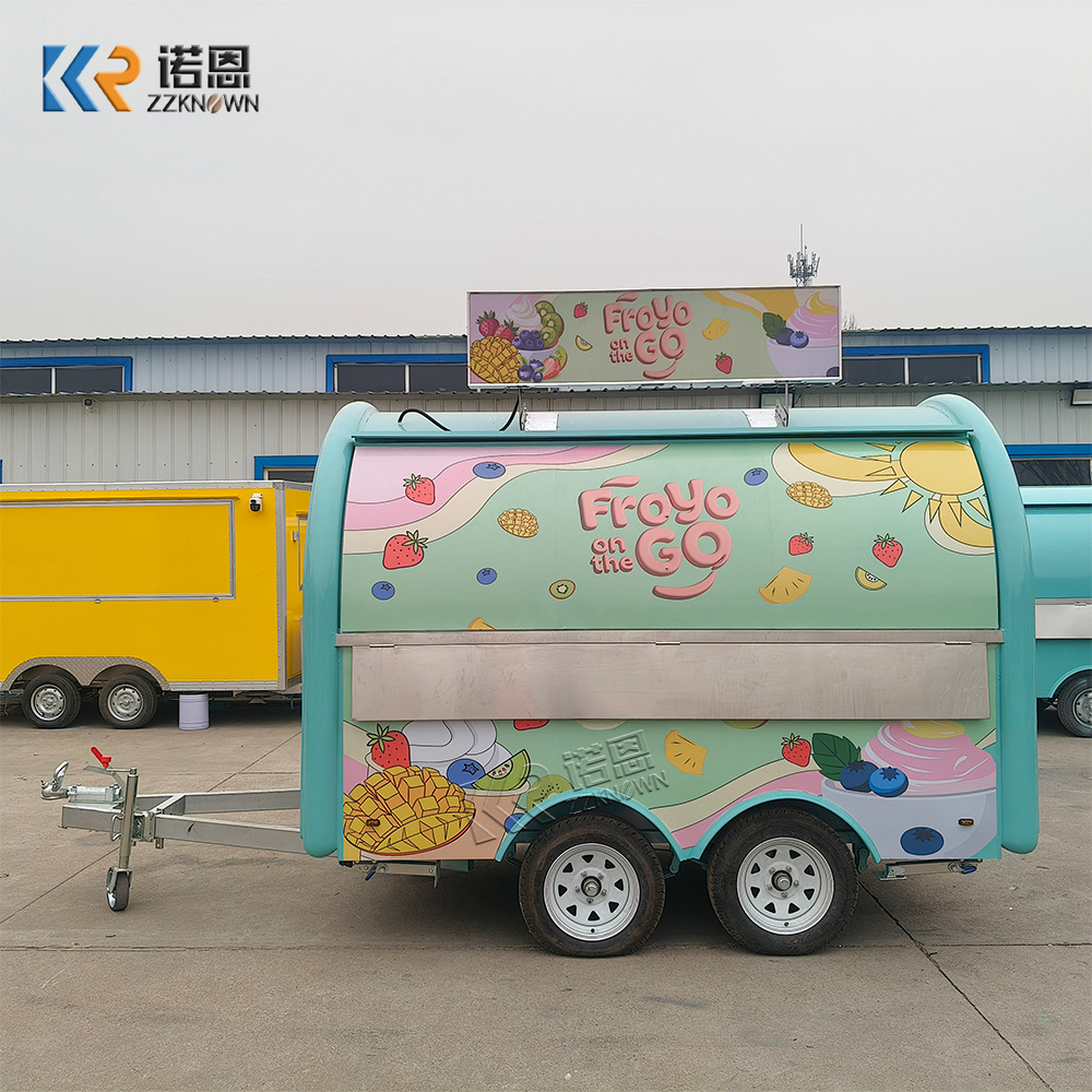 カスタムフードトレーラー、移動式キッチン、コーヒー、ホットド - Food Truck With Snacks のレビューと価格