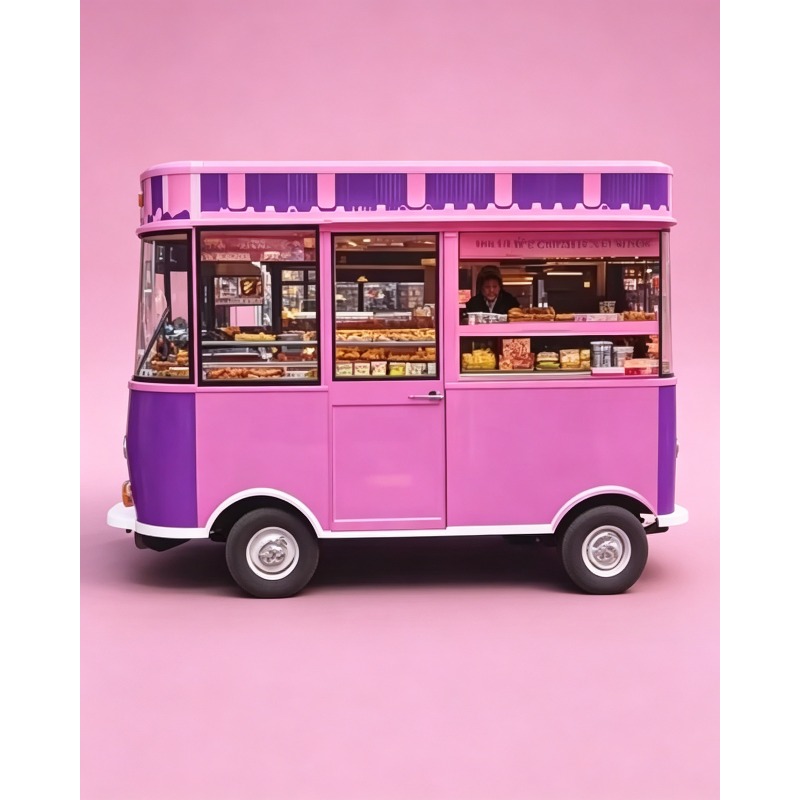 高品質フードトラックトレーラーマシン多機能電動ダイニングカー - Food Truck With Snacks のレビューと価格
