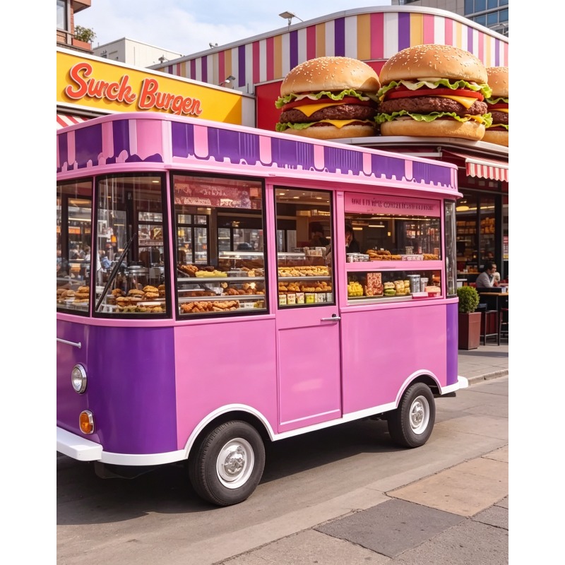 高品質フードトラックトレーラーマシン多機能電動ダイニングカー - Food Truck With Snacks のレビューと価格