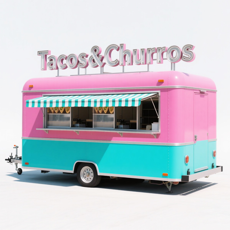 高品質フードトラックトレーラーマシン多機能電動ダイニングカー - Food Truck With Snacks のレビューと価格