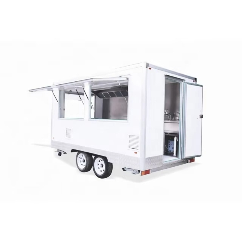 業務用工場製モバイルファーストフードトレーラー屋台モバイルフ - Food Truck With Snacks のレビューと価格