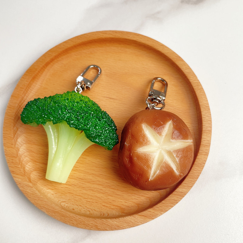 シミュレーション食品キーホルダー煮込み豚ブロッコリーリブキー - Food Zinc のレビューと価格
